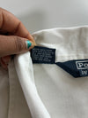 Polo Ralph Lauren White Cotton Harrington Jacket — (L)