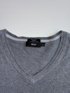 Hugo Boss V-Neck Sweater – Grey (S)