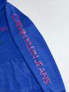 Calvin Klein Jeans | Royal Blue Sleeve Logo Zip-Up Hoodie (S)