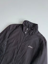 Asics Black Houndstooth Panel Padded Track Jacket (L)