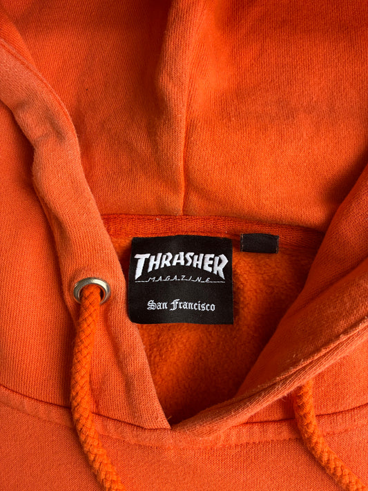 Thrasher Skate and Destroy Hoodie – Orange (2XL)