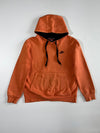 Nike Team Pullover Hoodie with Contrast Hood Lining – Orange/Black – (S)