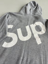 Supreme Grey Small Box Logo Hood Print Hoodie (XL)