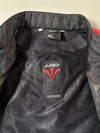 Vintage A-Pro Red Black Diablo Motorcycle Racing Jacket PADDED (M)