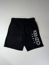 Kenzo Paris Black Sweat Shorts (W:32) (L:21)