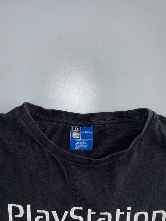 PlayStation Japanese Edition Graphic T-Shirt Black (fits (S/M)