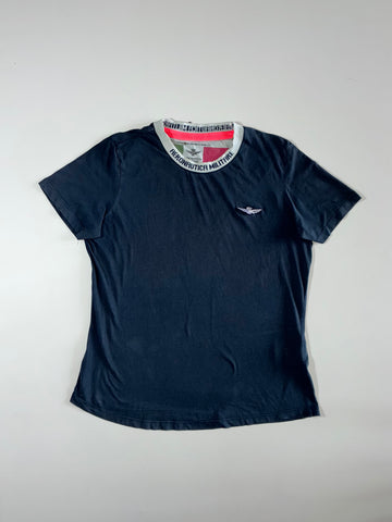 Aeronautica Militare Ringer T-Shirt – Navy (L)