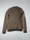 Polo Ralph Lauren | Brown Twill Knit Crew Neck Sweater | (M/L)