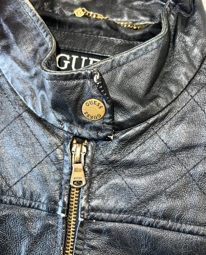ZSuper Premium GUESS Original Leather Jacket (XS)