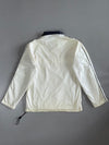 NBA White Navy-Collar Basketball Jacket (M)
