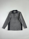 Columbia Grey Two-Tone Quarter Zip Fleece  (M)
