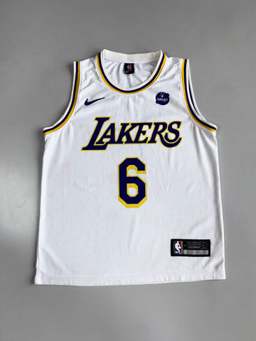 Nike NBA Los Angeles Lakers LeBron James #6 Association Edition Jersey (S/M)