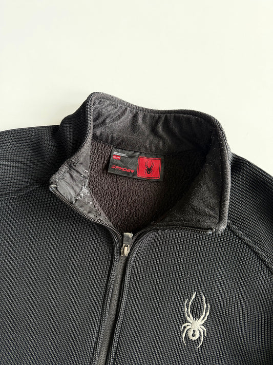Spyder | Black 1/4 Zip Fleece Pullover | (2XL)