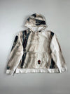 Calvin Klein Marble Print Logo Hoodie – Relaxed Fit (2XL)
