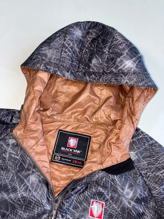 Black Yak Extreme Peak Printed Insulated Hooded Jacket(Xl)