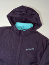 Columbia Sportswear Women’s Hooded Utility Windbreaker Jacket – Dark Purple (XL)