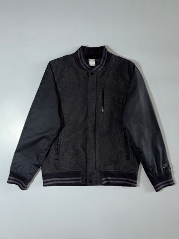Nike Sportswear Varsity Wool Bomber Jacket Grey/Black (XL)
