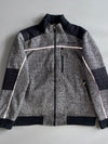 Mercedes-Benz Heather Knit Zip-Up Track Jacket Grey/Black (XL)