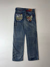 Y2K Newboy London Studded Distressed Jeans  (W:32) (L:42)