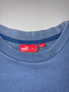Vintage Y2K Puma Navy Appliqué Logo Crewneck Sweatshirt (L)