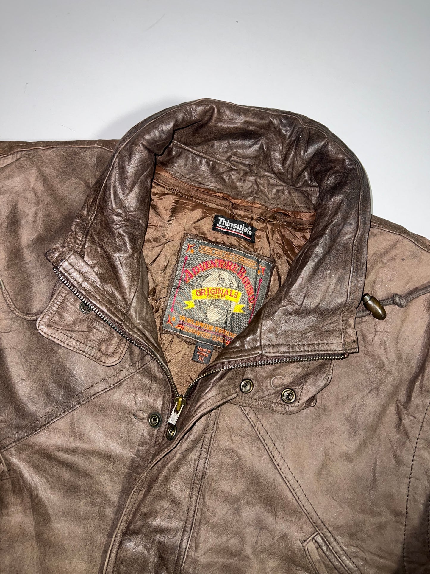 ZSuper Premium Original Leather RARE HEAVY Adventure bond Original (XL/2XL)