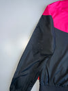 Nike Vintage Black Track Jacket with White & Grey Stripe (Xs)