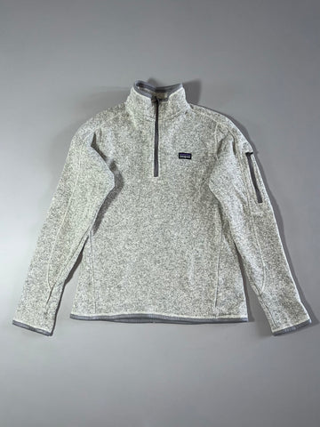 Patagonia Better Sweater Quarter-Zip Fleece (Oatmeal Heather) (Women's) (XS)