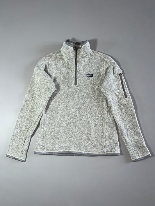 Patagonia Better Sweater Quarter-Zip Fleece (Oatmeal Heather) (Women's) (XS)