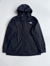 The North Face | Black Hooded Rain Jacket | (L)