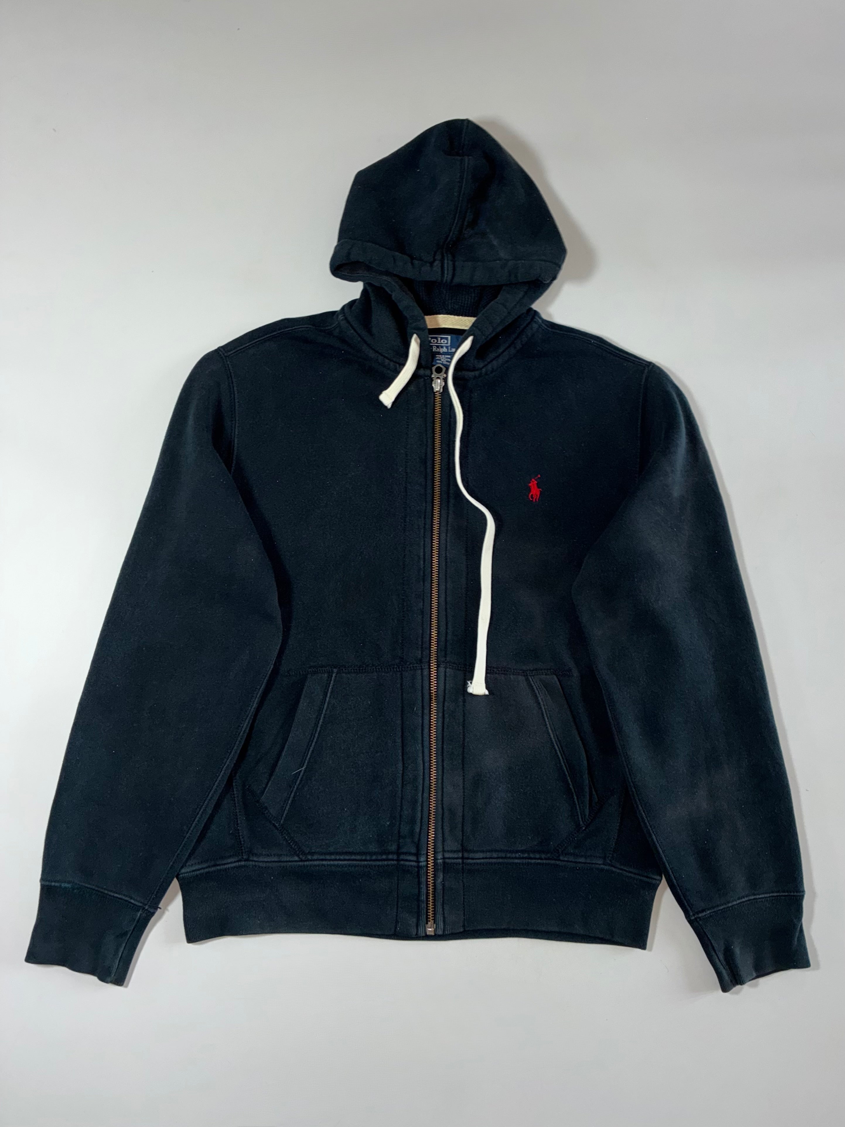 Polo Ralph Lauren ジップパーカー　flexwitme drip Polo by Ralph Lauren Zip-Up Hoodie – Black (XL) – Drip Drop Attire