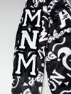 YANPAI All-Over Graffiti Graphic Hooded Puffer Parka Women’s (S)