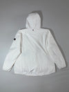 Tommy Hilfiger White Hooded Softshell Jacket with Quilted Lining (XL)