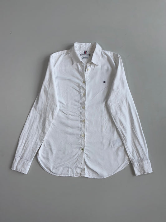 Tommy Hilfiger Organic Cotton Button-Up Shirt White Women’s(S)