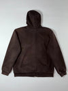 Carhartt Brown Zip-Up Hoodie – Mesh-Liner (XL)