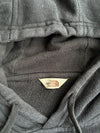 The North Face Black Pullover Hoodie – Embroidered Logo (M)