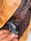 Vintage Tan Leather Safari Jacket Women’s(S)