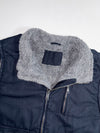 Lee Sherpa-Lined Workwear Vest — Black Fur Inside (2XL)