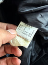 Vintage Playboy Black Leather Fur-Collar Aviator Bomber Jacket (L)