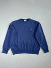 Lacoste Crewneck Knit Sweater – Indigo Blue (L)