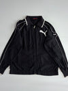 Puma Track Jacket – Black with White Piping (2XL)