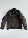 Spirit Motors Distressed Brown Riding Jacket Padded (L)