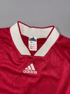 Vintage Adidas | Vintage Football Jersey Long Sleeve Red White | (2XL)