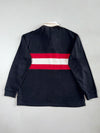 Vintage Polo Ralph Lauren Black Striped Rugby Shirt (2XL)