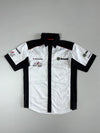 Benelli Selenia MotoGP Team Shirt – Dunlop Racing | White & Black (M)