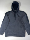 Under Armour Threadborne Fleece Hooded Half-Zip Pullover — Charcoal Grey (L)