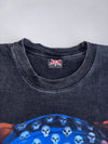 Vintage Premium Angry Bull Dog Graphic Printed T-Shirt (S/M)
