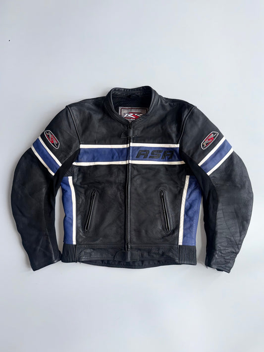 RSR Racing Pure Leather Motorcycle Jacket (M)