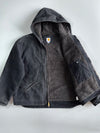 Vintage Carhartt Sandstone Active Premium WIP Hooded Jacket (Fur Inside (2XL)