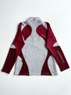 Black Yak Extreme Peak Burgundy & Grey Knit Fleece Half Zip woman’s (XS)