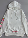 Off-White c/o Virgil Abloh “Global Warming” Floral Hoodie – White (L)